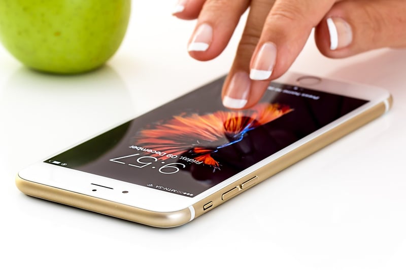Apps on a smartphone